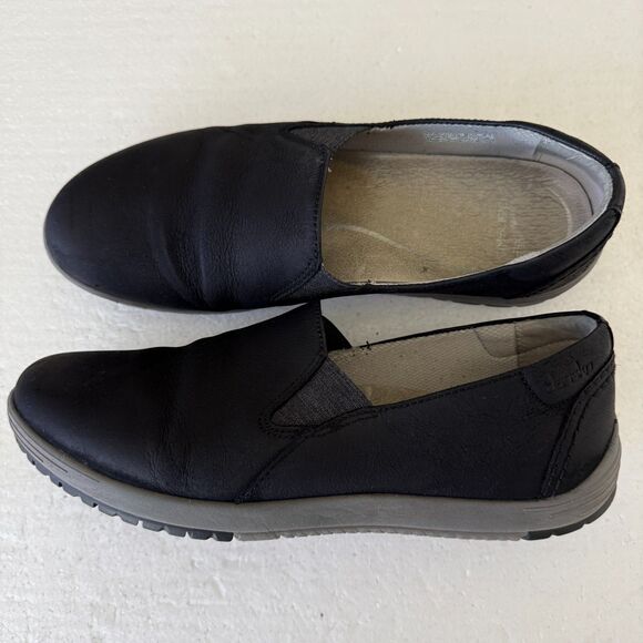 Dansko Shoes - Dansko Loafers Womens 41 /10.5- 11 Black Linley Burnished Calf Casual Work